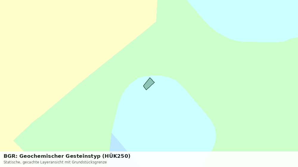Statische Kartenansicht: BGR: Geochemischer Gesteinstyp (HÜK250)