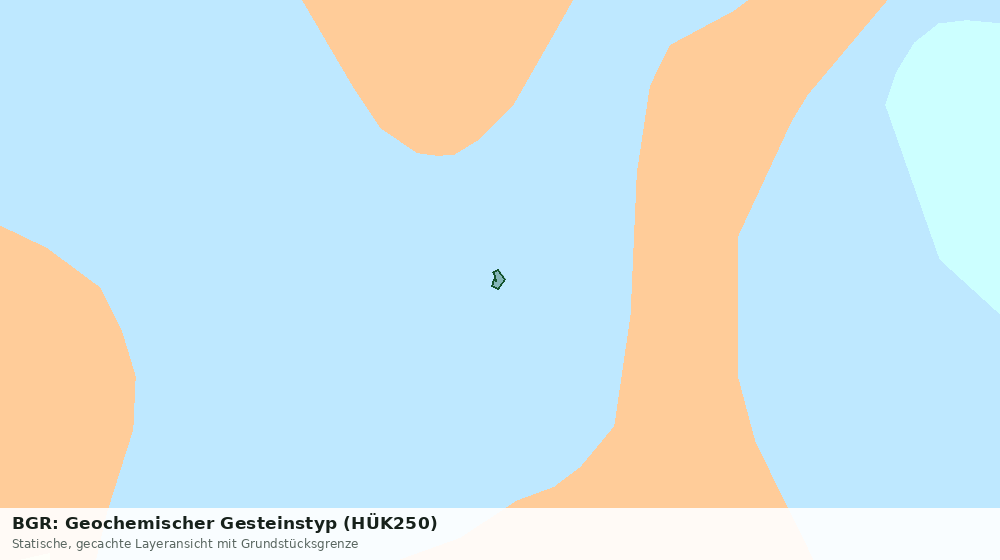 Statische Kartenansicht: BGR: Geochemischer Gesteinstyp (HÜK250)