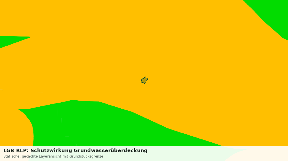 Statische Kartenansicht: LGB RLP: Schutzwirkung Grundwasserüberdeckung