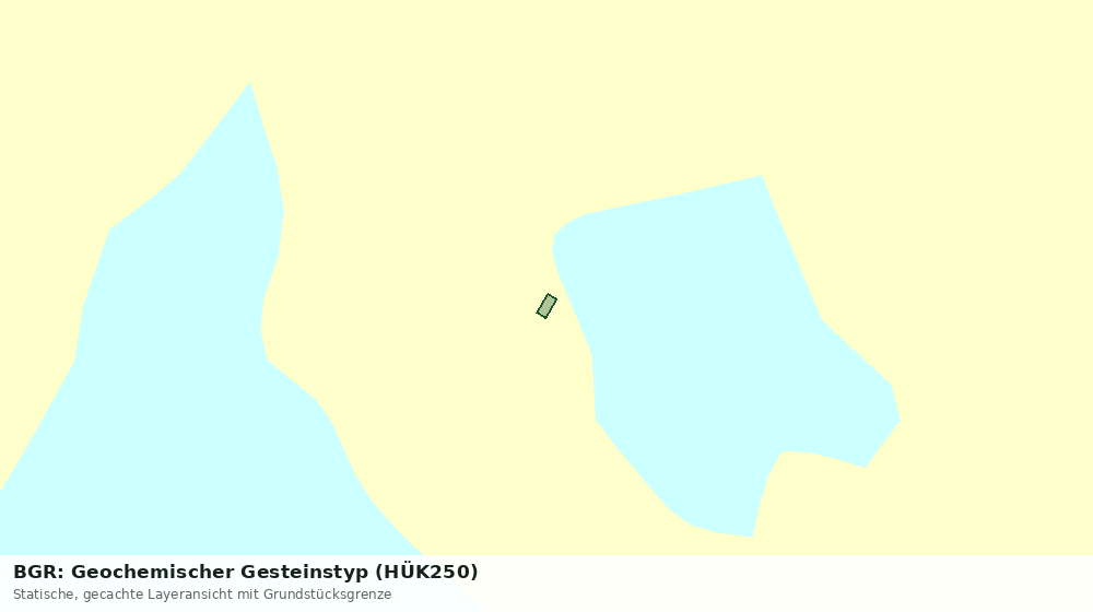 Statische Kartenansicht: BGR: Geochemischer Gesteinstyp (HÜK250)