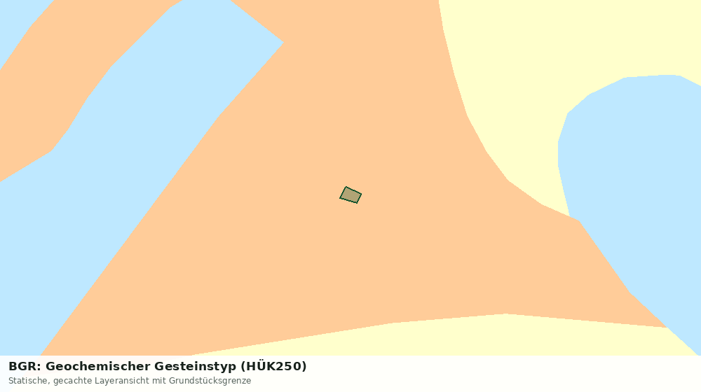 Statische Kartenansicht: BGR: Geochemischer Gesteinstyp (HÜK250)