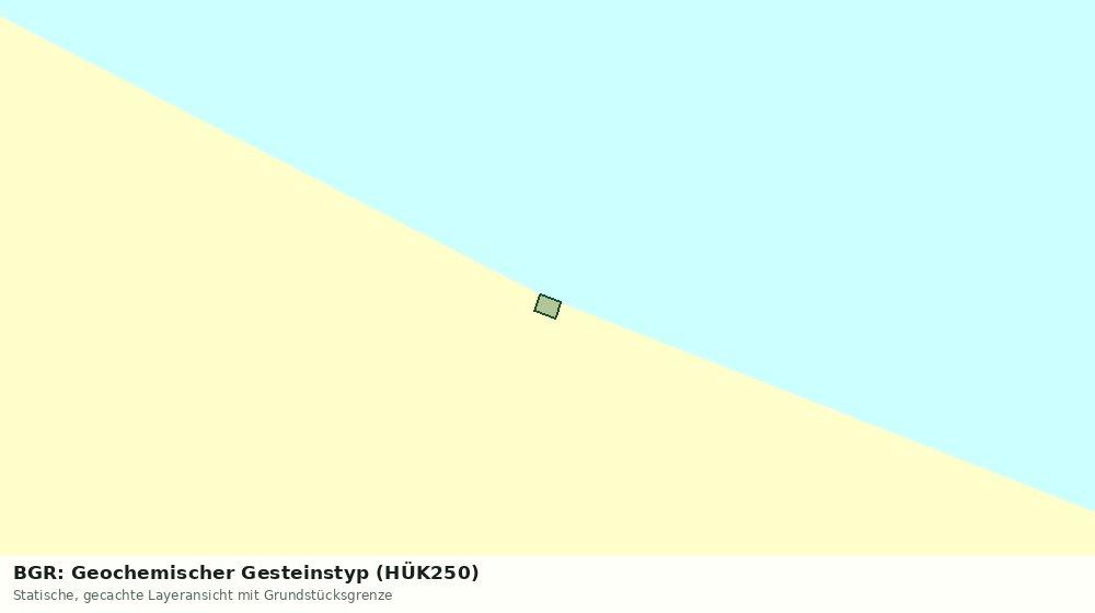 Statische Kartenansicht: BGR: Geochemischer Gesteinstyp (HÜK250)