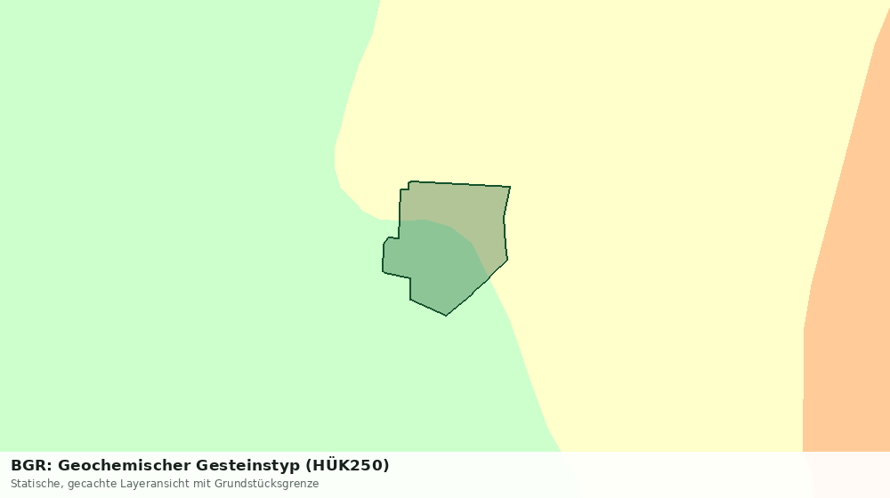 Statische Kartenansicht: BGR: Geochemischer Gesteinstyp (HÜK250)
