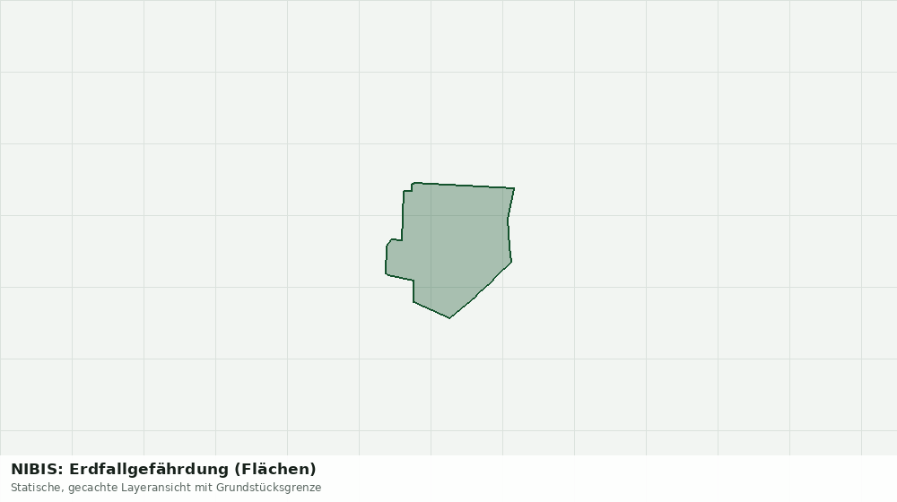 Statische Kartenansicht: NIBIS: Erdfallgefährdung (Flächen)