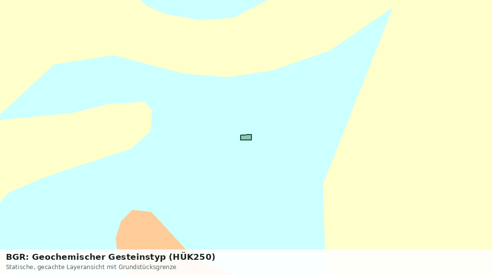 Statische Kartenansicht: BGR: Geochemischer Gesteinstyp (HÜK250)