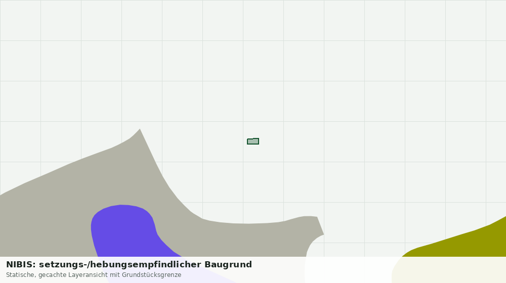 Statische Kartenansicht: NIBIS: setzungs-/hebungsempfindlicher Baugrund