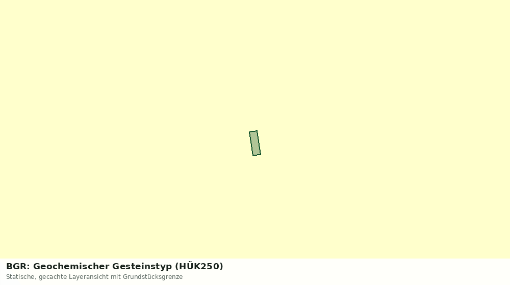 Statische Kartenansicht: BGR: Geochemischer Gesteinstyp (HÜK250)