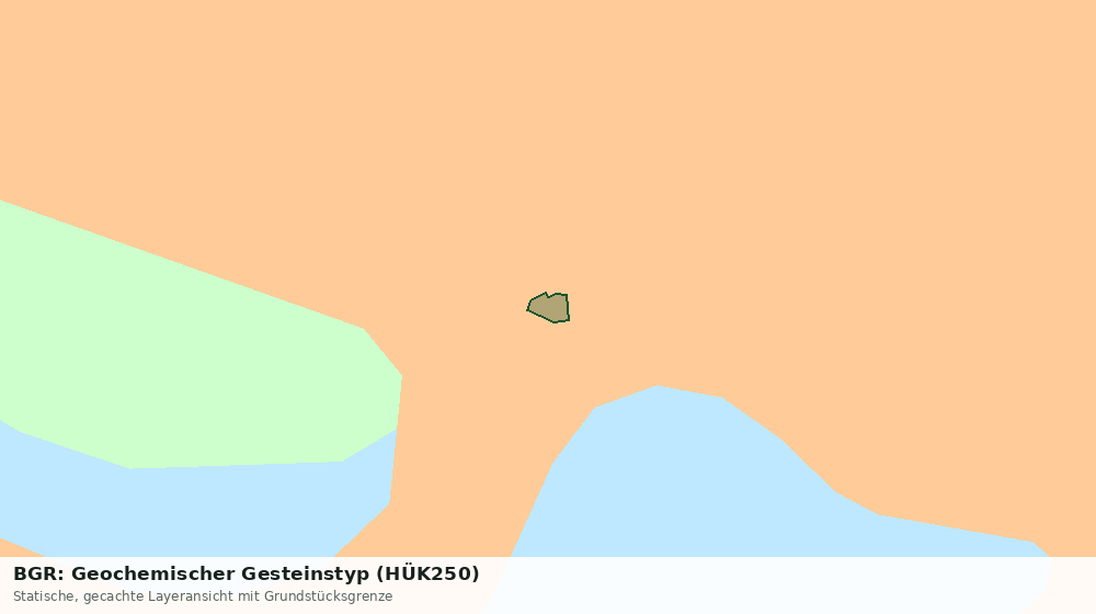 Statische Kartenansicht: BGR: Geochemischer Gesteinstyp (HÜK250)