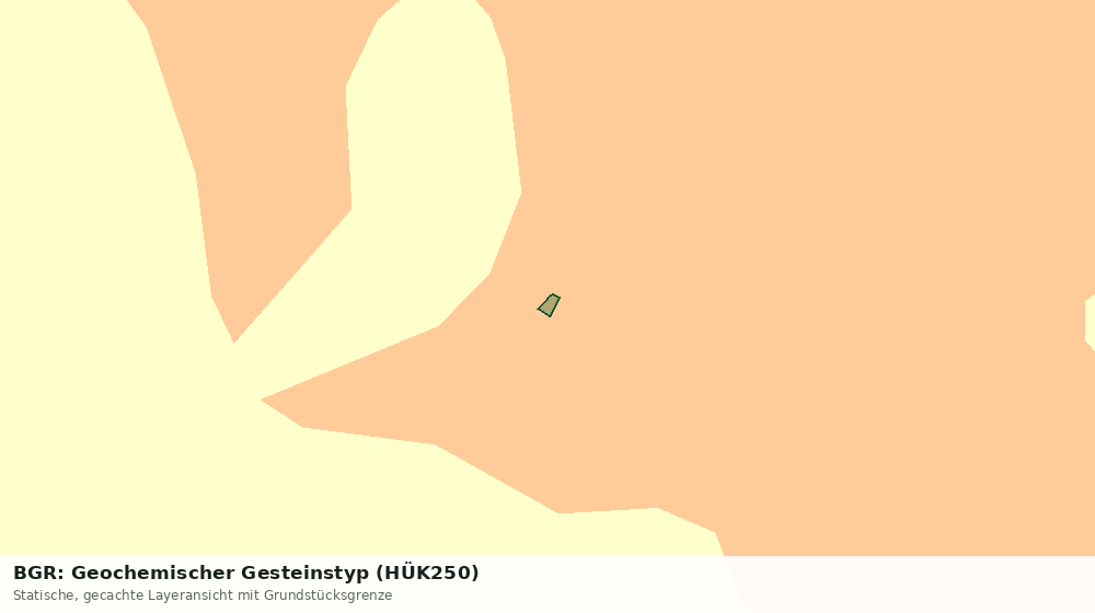 Statische Kartenansicht: BGR: Geochemischer Gesteinstyp (HÜK250)