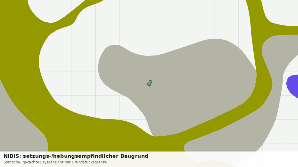 Statische Kartenansicht: NIBIS: setzungs-/hebungsempfindlicher Baugrund