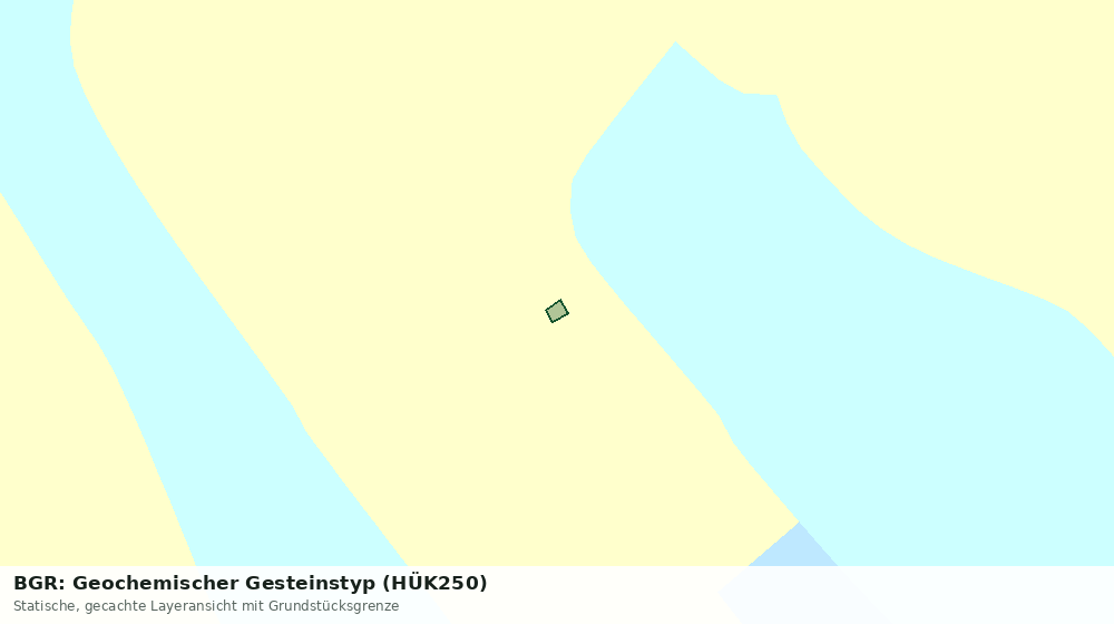 Statische Kartenansicht: BGR: Geochemischer Gesteinstyp (HÜK250)