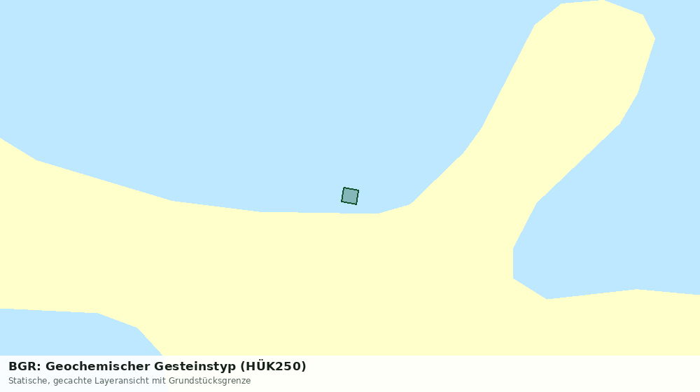 Statische Kartenansicht: BGR: Geochemischer Gesteinstyp (HÜK250)