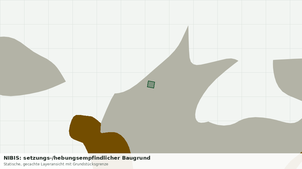 Statische Kartenansicht: NIBIS: setzungs-/hebungsempfindlicher Baugrund