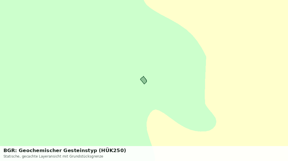 Statische Kartenansicht: BGR: Geochemischer Gesteinstyp (HÜK250)
