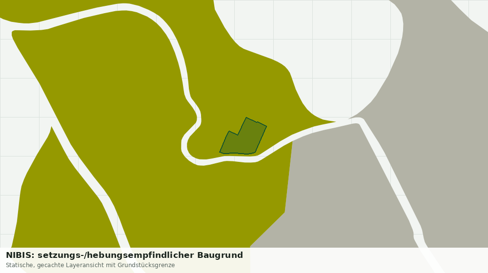 Statische Kartenansicht: NIBIS: setzungs-/hebungsempfindlicher Baugrund