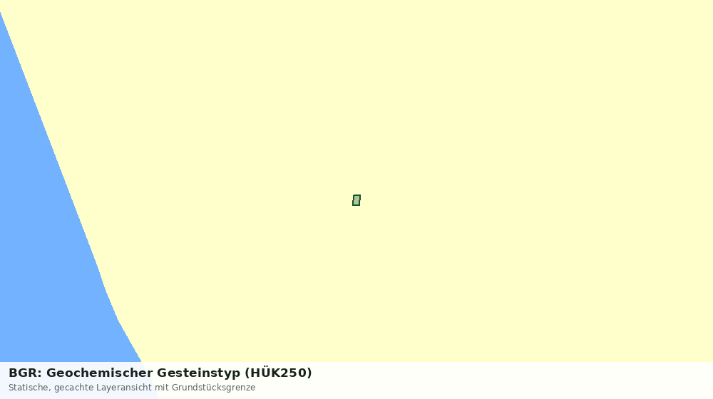Statische Kartenansicht: BGR: Geochemischer Gesteinstyp (HÜK250)