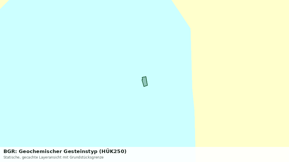 Statische Kartenansicht: BGR: Geochemischer Gesteinstyp (HÜK250)