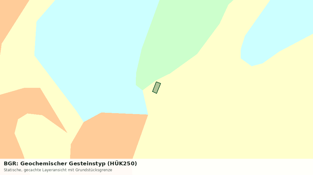 Statische Kartenansicht: BGR: Geochemischer Gesteinstyp (HÜK250)