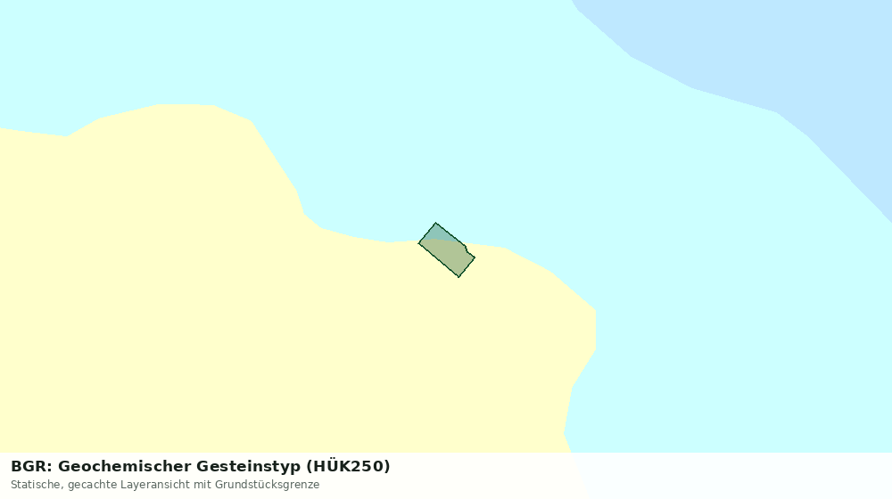 Statische Kartenansicht: BGR: Geochemischer Gesteinstyp (HÜK250)