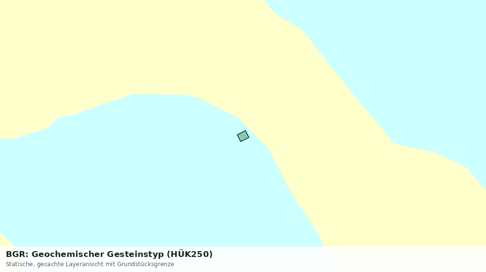 Statische Kartenansicht: BGR: Geochemischer Gesteinstyp (HÜK250)
