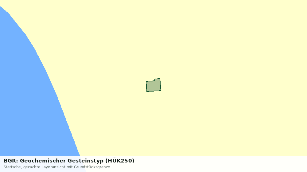 Statische Kartenansicht: BGR: Geochemischer Gesteinstyp (HÜK250)