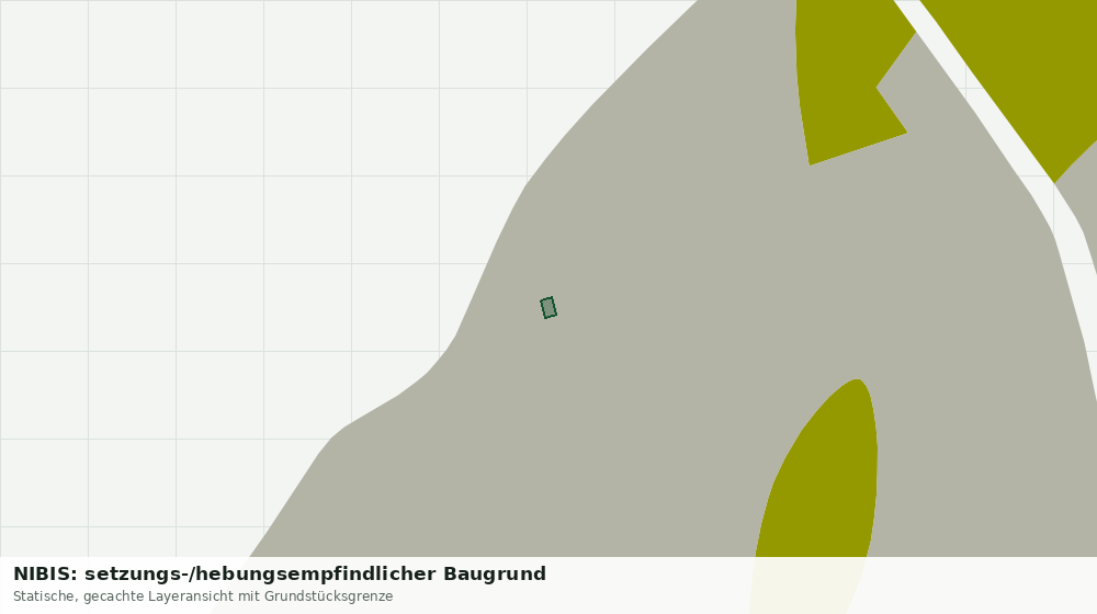 Statische Kartenansicht: NIBIS: setzungs-/hebungsempfindlicher Baugrund