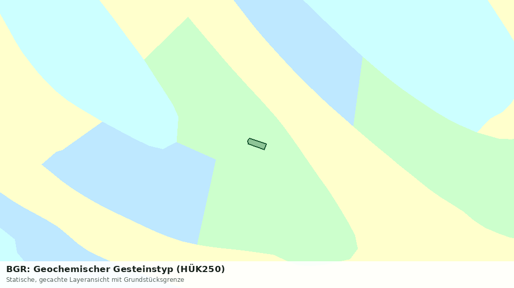 Statische Kartenansicht: BGR: Geochemischer Gesteinstyp (HÜK250)