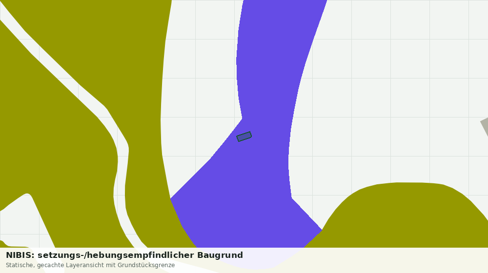 Statische Kartenansicht: NIBIS: setzungs-/hebungsempfindlicher Baugrund