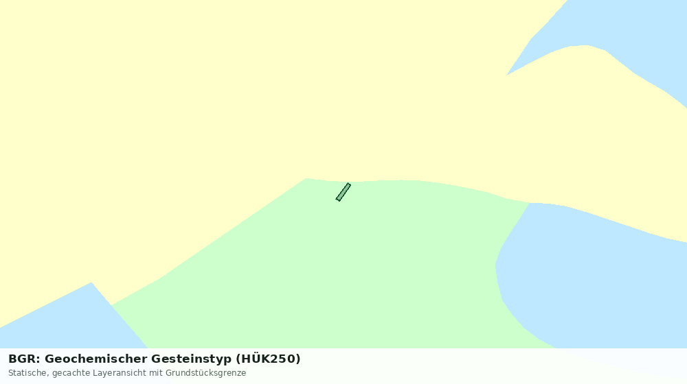 Statische Kartenansicht: BGR: Geochemischer Gesteinstyp (HÜK250)