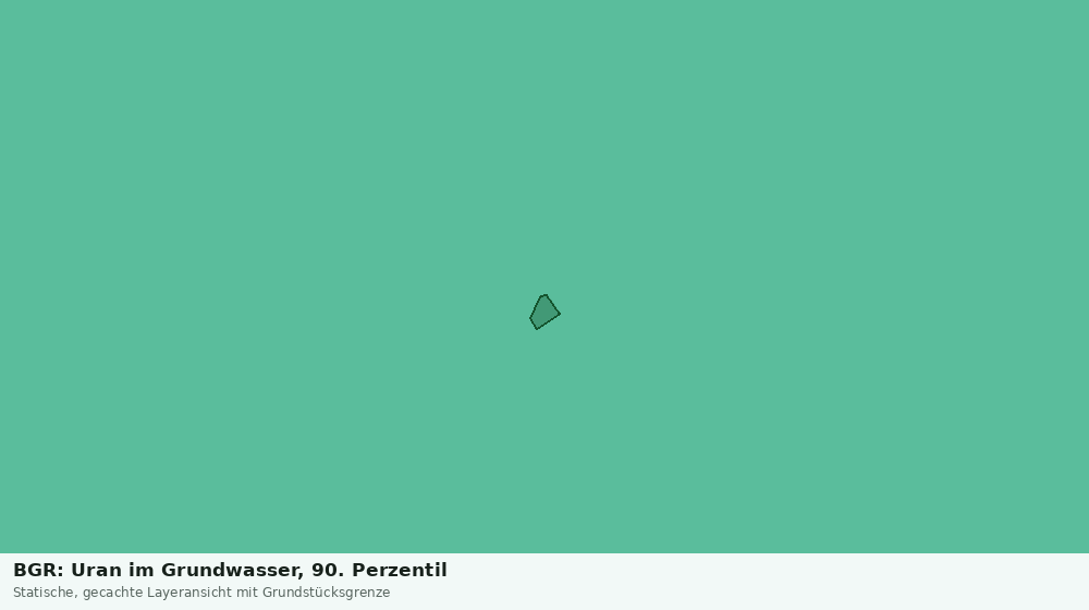 Statische Kartenansicht: BGR: Uran im Grundwasser, 90. Perzentil
