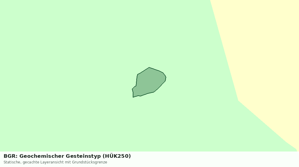 Statische Kartenansicht: BGR: Geochemischer Gesteinstyp (HÜK250)
