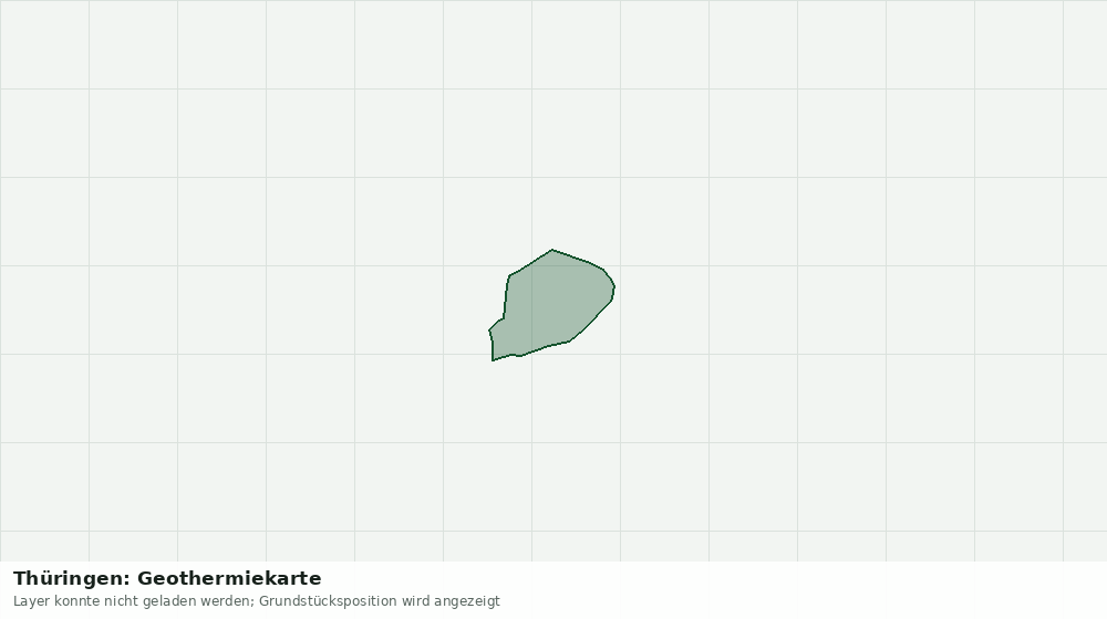 Statische Kartenansicht: Thüringen: Geothermiekarte