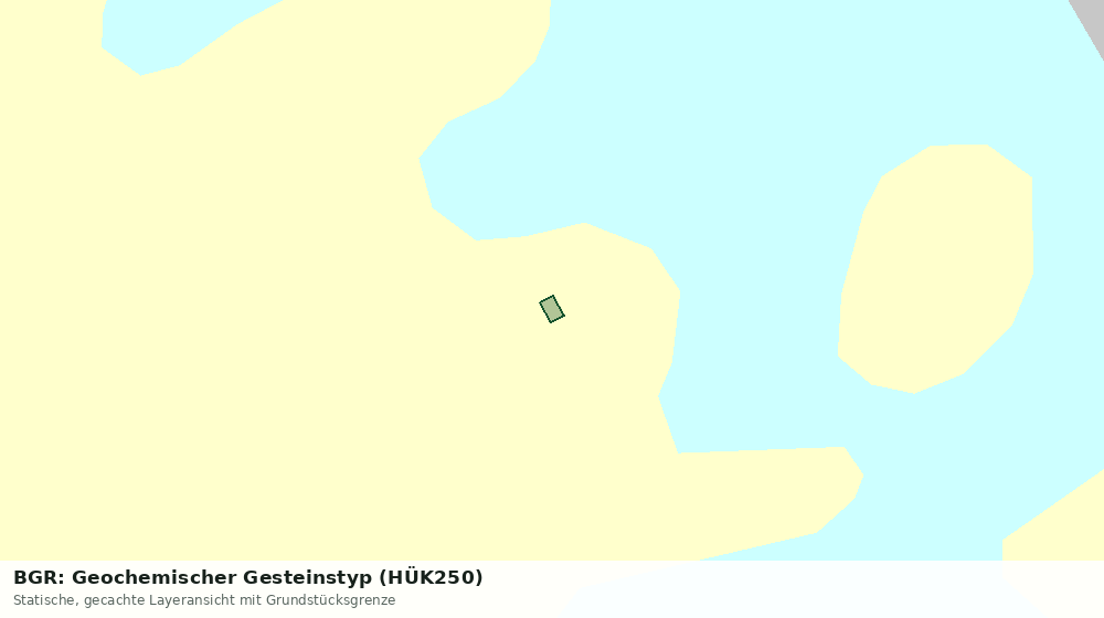 Statische Kartenansicht: BGR: Geochemischer Gesteinstyp (HÜK250)