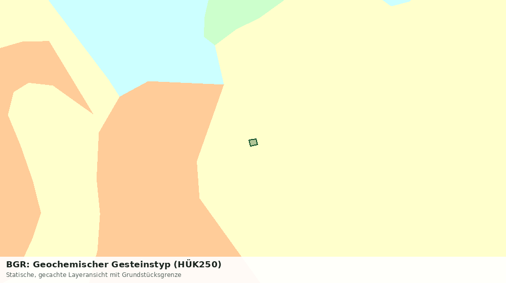 Statische Kartenansicht: BGR: Geochemischer Gesteinstyp (HÜK250)