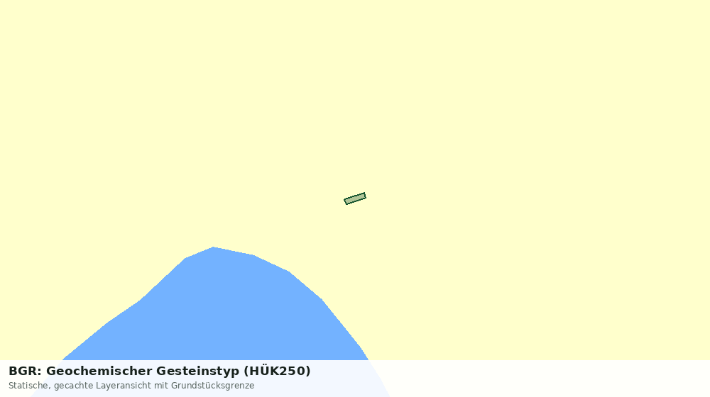 Statische Kartenansicht: BGR: Geochemischer Gesteinstyp (HÜK250)