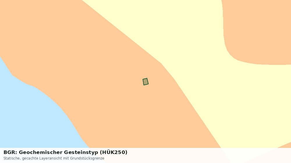 Statische Kartenansicht: BGR: Geochemischer Gesteinstyp (HÜK250)