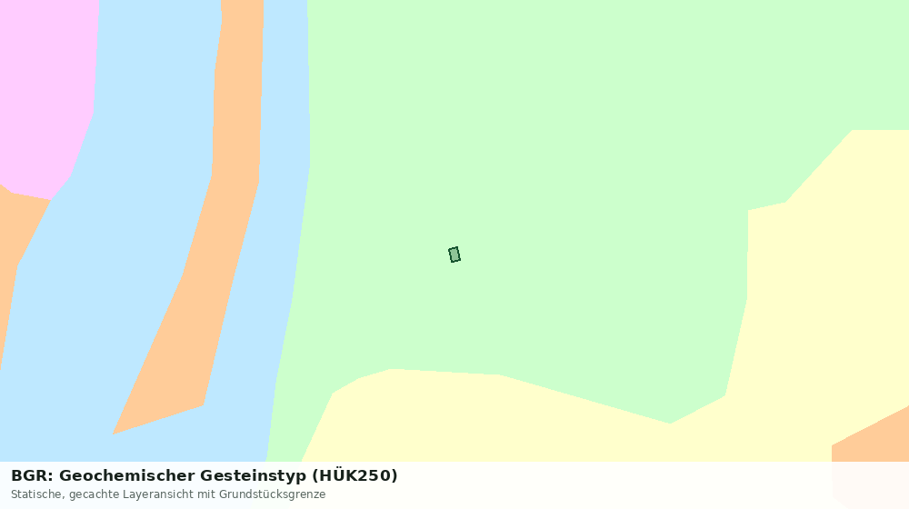 Statische Kartenansicht: BGR: Geochemischer Gesteinstyp (HÜK250)
