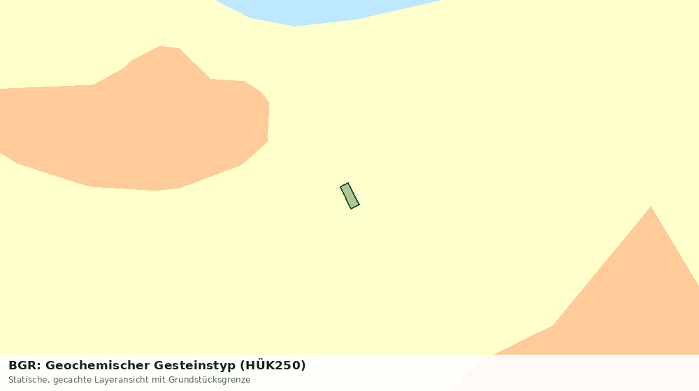 Statische Kartenansicht: BGR: Geochemischer Gesteinstyp (HÜK250)