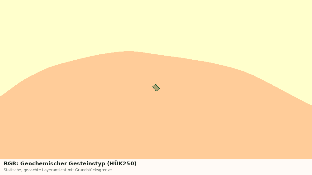 Statische Kartenansicht: BGR: Geochemischer Gesteinstyp (HÜK250)