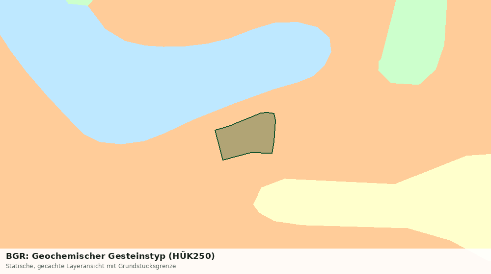 Statische Kartenansicht: BGR: Geochemischer Gesteinstyp (HÜK250)