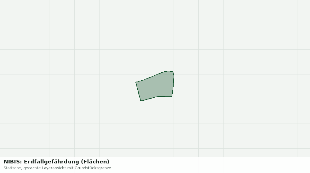 Statische Kartenansicht: NIBIS: Erdfallgefährdung (Flächen)