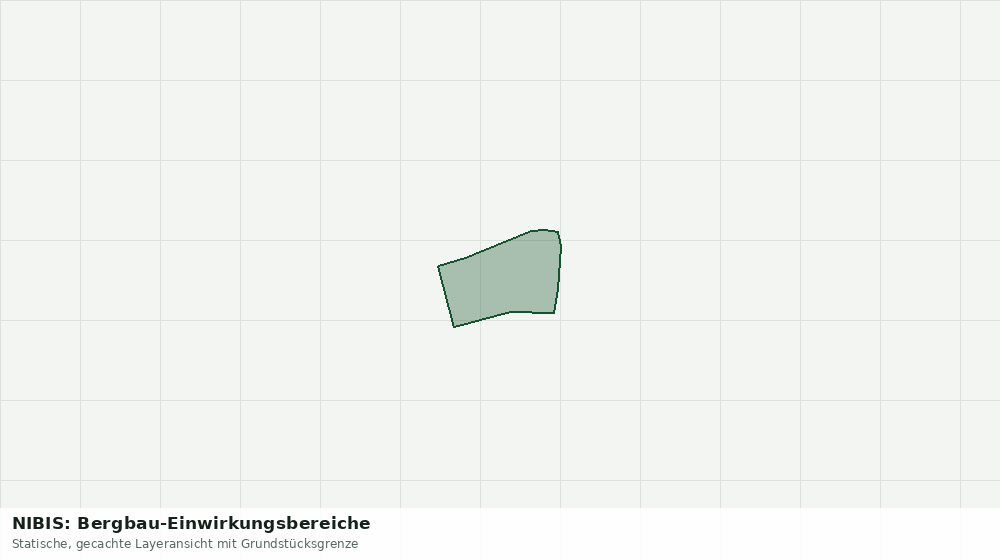 Statische Kartenansicht: NIBIS: Bergbau-Einwirkungsbereiche