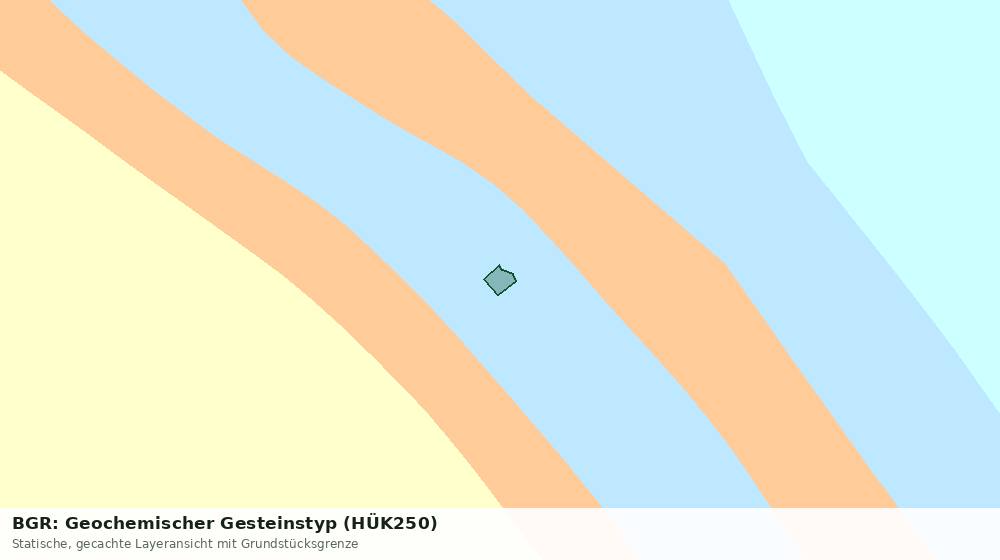 Statische Kartenansicht: BGR: Geochemischer Gesteinstyp (HÜK250)