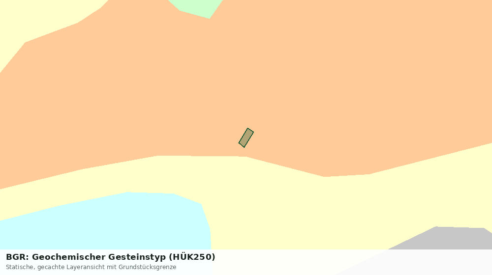 Statische Kartenansicht: BGR: Geochemischer Gesteinstyp (HÜK250)
