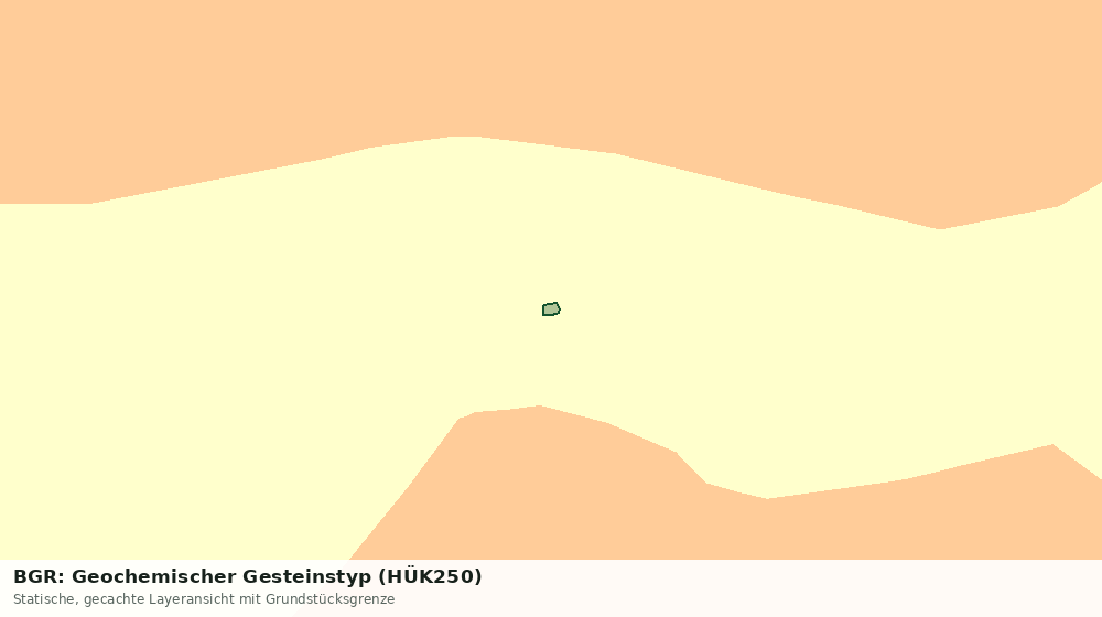 Statische Kartenansicht: BGR: Geochemischer Gesteinstyp (HÜK250)