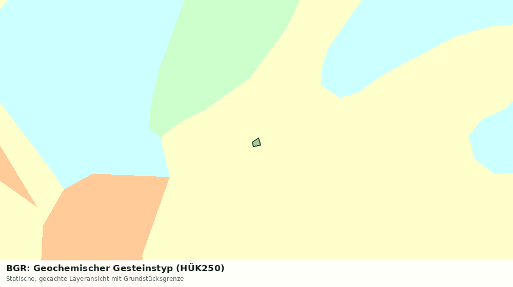 Statische Kartenansicht: BGR: Geochemischer Gesteinstyp (HÜK250)