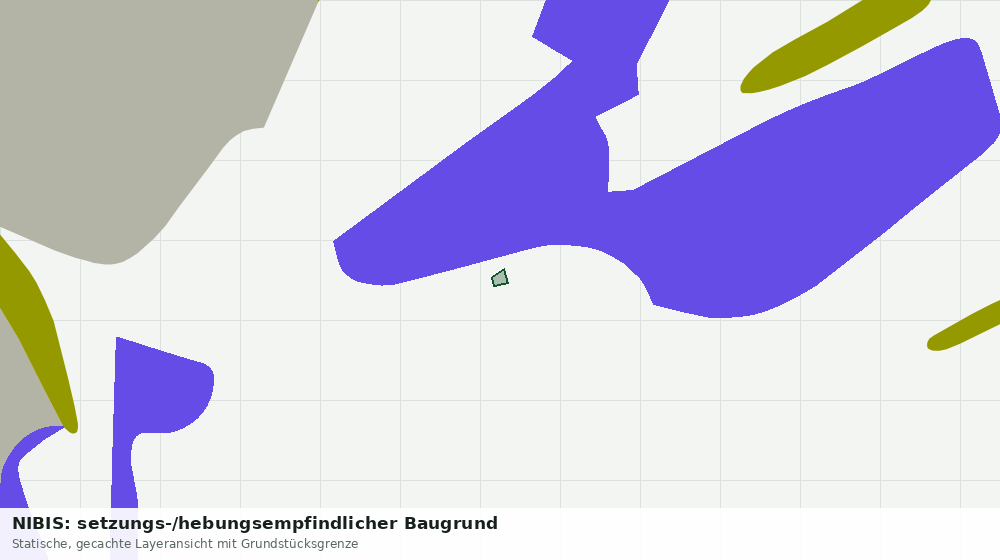 Statische Kartenansicht: NIBIS: setzungs-/hebungsempfindlicher Baugrund