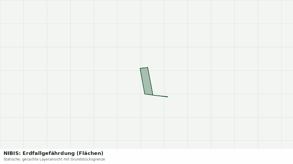 Statische Kartenansicht: NIBIS: Erdfallgefährdung (Flächen)