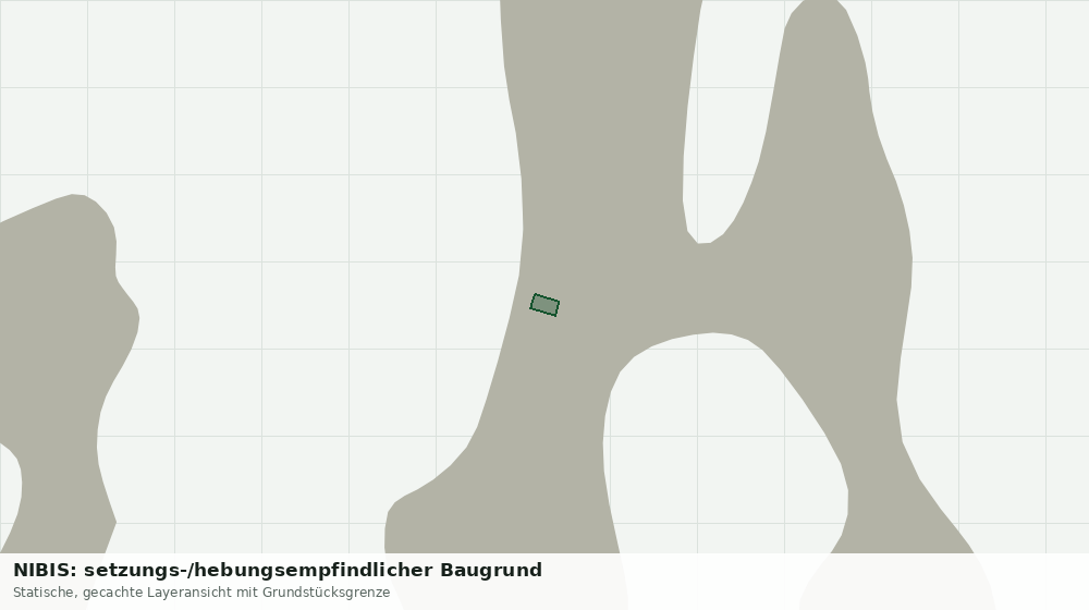 Statische Kartenansicht: NIBIS: setzungs-/hebungsempfindlicher Baugrund
