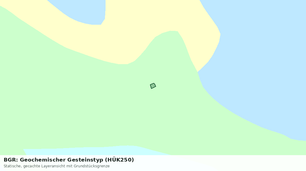 Statische Kartenansicht: BGR: Geochemischer Gesteinstyp (HÜK250)